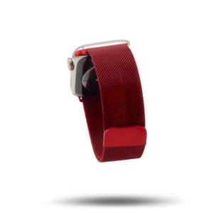 boucle du bracelet milanais Apple Watch rouge Band-Band