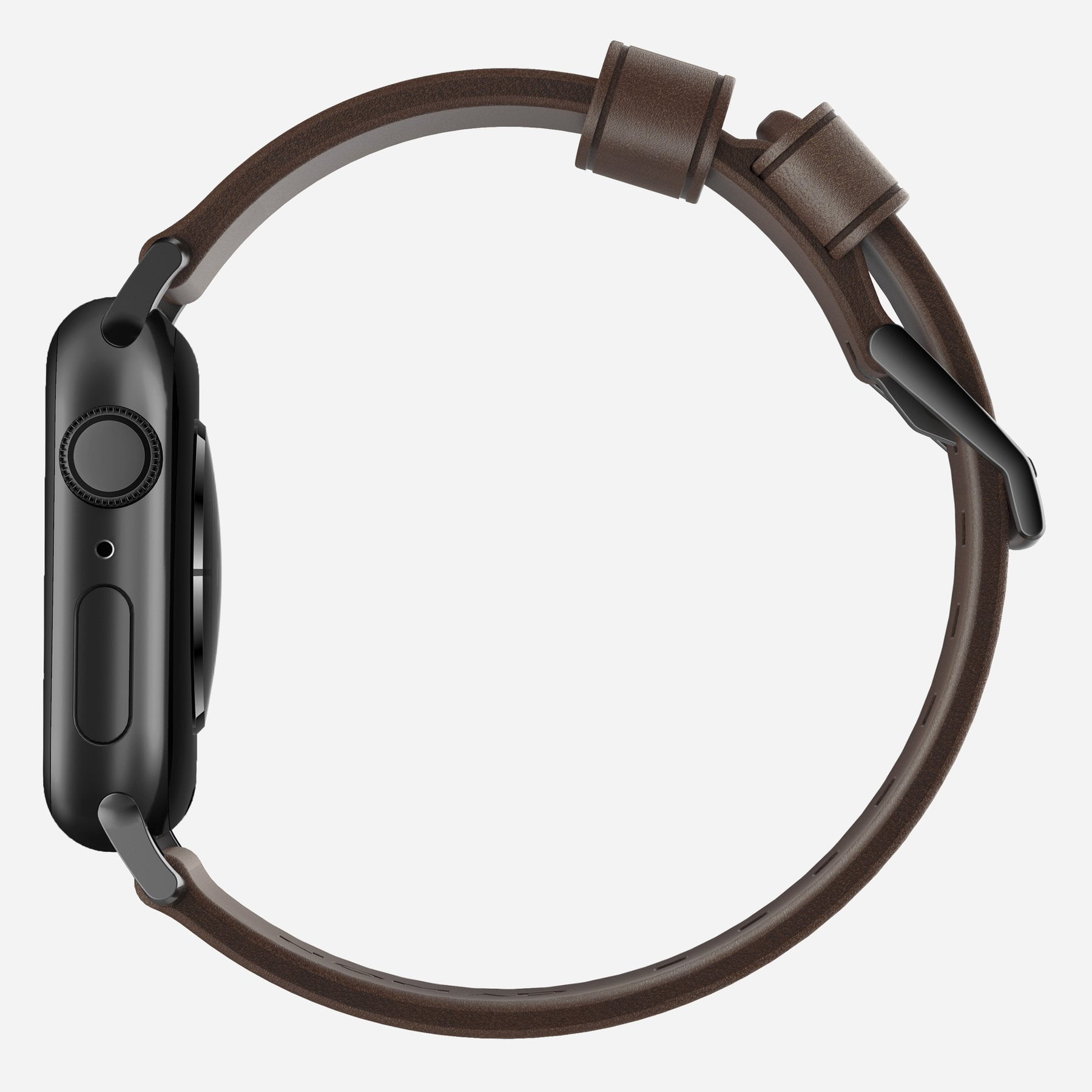 Bracelet de montre connectée cuir véritable 40 mm Uniq Mondain Apple Watch  4 - Montres - Accessoires - Équipements