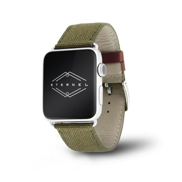 Rover-Armband aus Stoff - Eternel -. Apple Watch