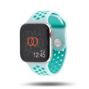 Bracelet sport respirant Apple Watch - 100% fluoroélastomère