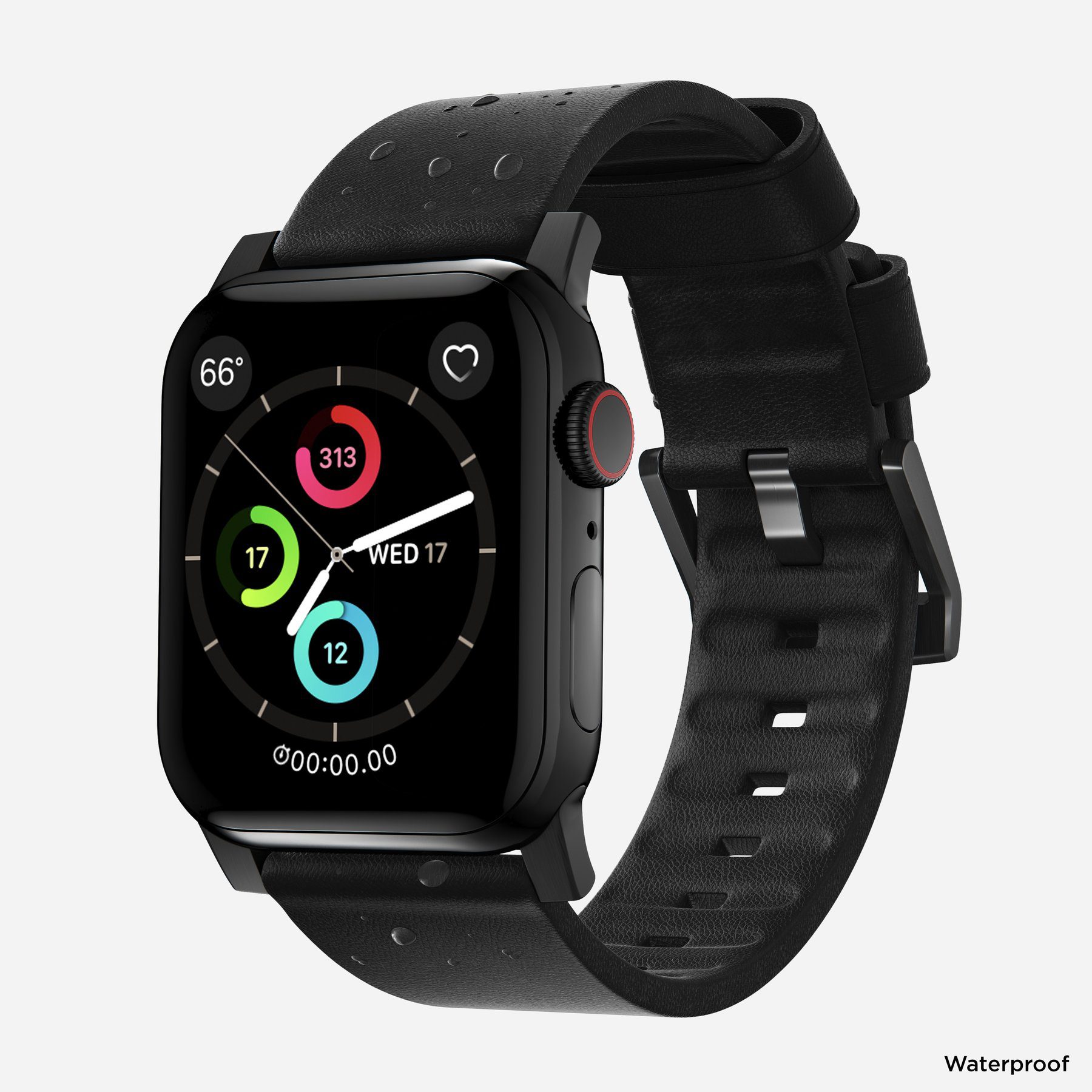 NOMAD – Active strap – Bracelet cuir waterproof Apple Watch