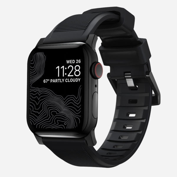 Nomad – Rugged Strap – Bracelet en silicone Apple Watch