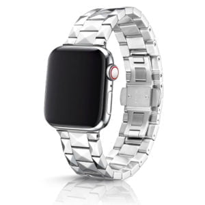 Juuk - Qira - Bracelet Apple Watch en acier inoxydable