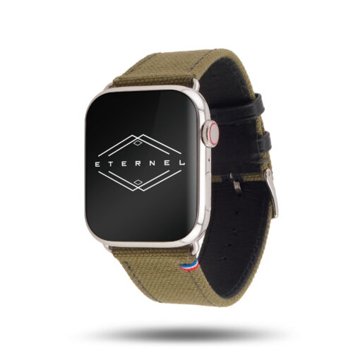 New Rover - Eternel - Armband Apple Watch aus Stoff Made in France