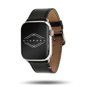 Horizon – Made in France Marine leather and upcycled – Apple Watch band