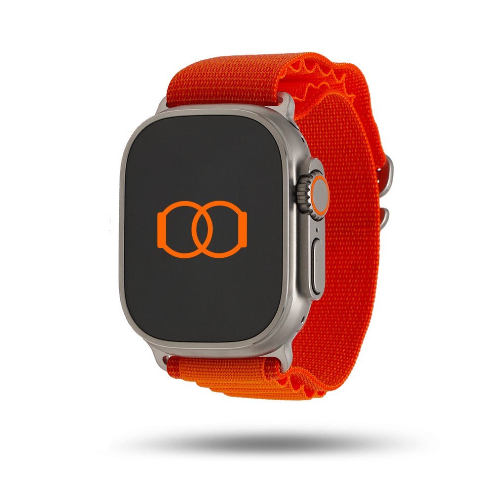 Bracelet Apple Watch Ultra boucle Alpine orange