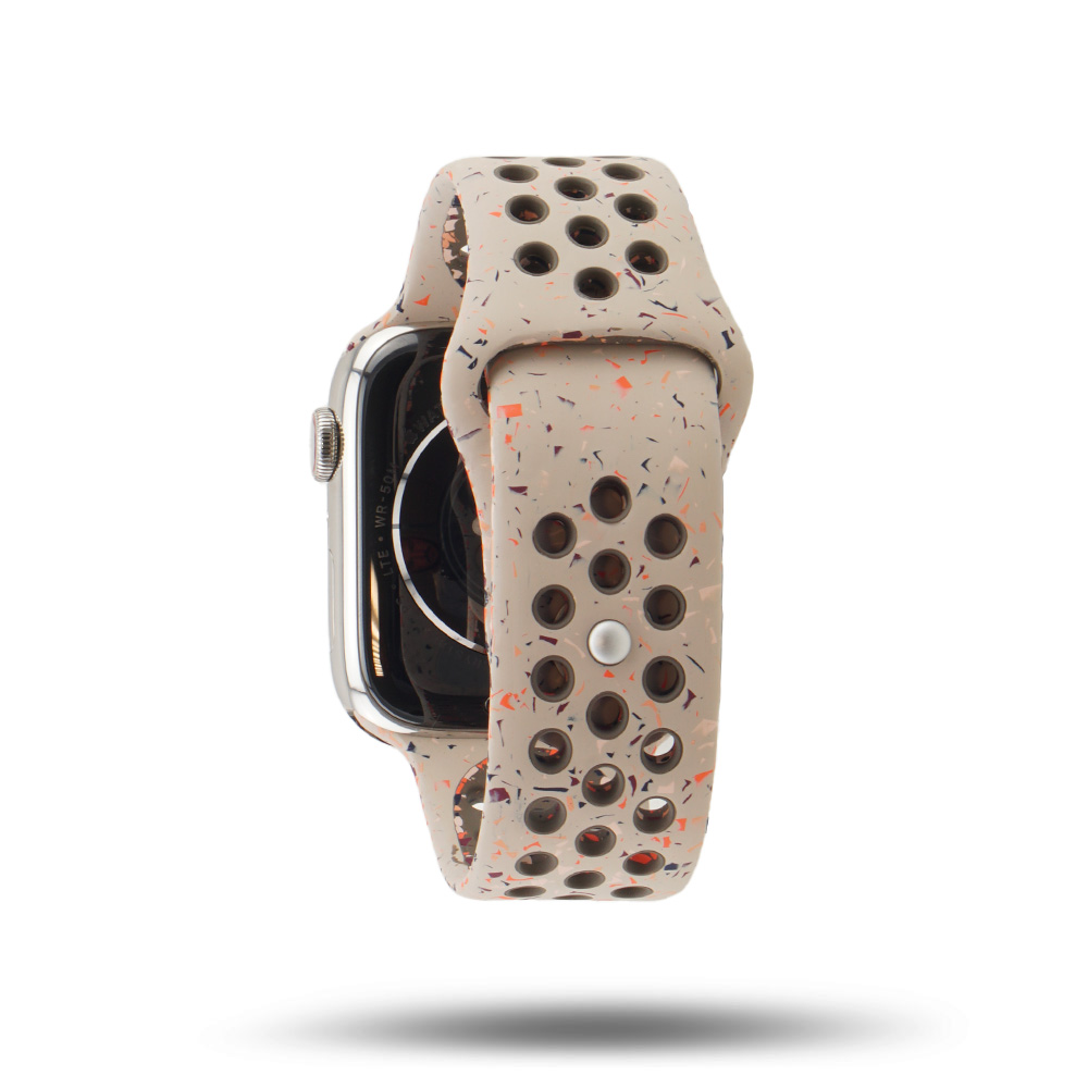 Watch wristband Apple 100% sports - fluoroelastomer Breathable